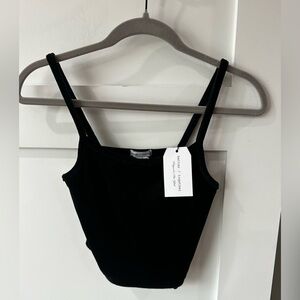 Better Together Y2k Velvet Crop Top Small NWT